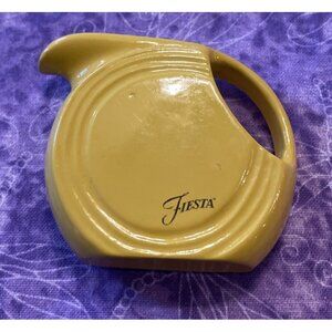 Fiesta FiestaWare Water Pitcher Yellow‎  Magnet Refrigerator Kitchen Vintage